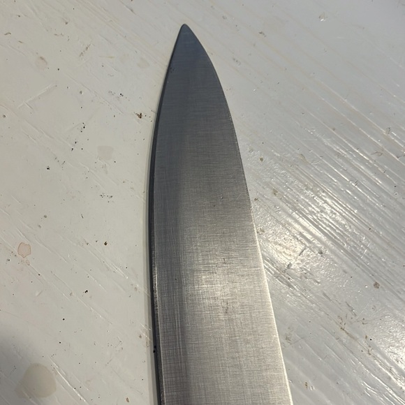 7.5” stainless steel triple riveted precision chef knife - Picture 3 of 11